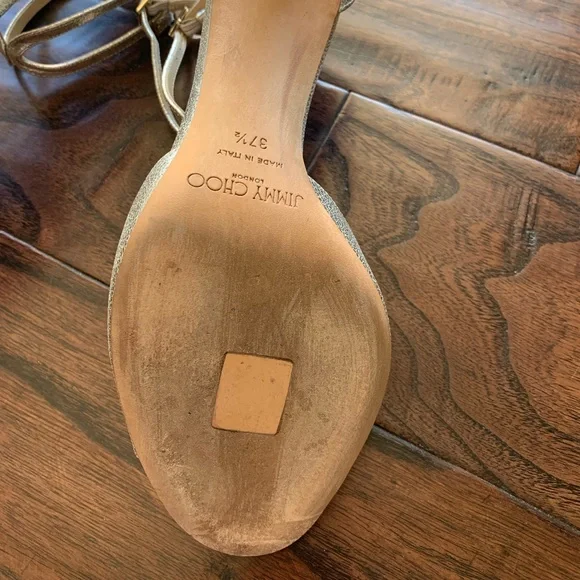 Jimmy Choo Lane d'Orsay Sandal 7.5US / 37.5EU
CHAMPAGNE - Picture 8 of 11